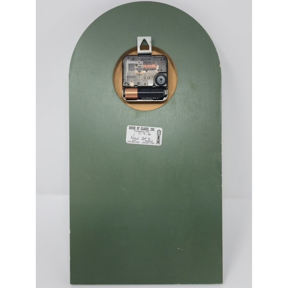 Vintage Coffee Theme Wooden Wall Clock Quartz Handmade Style Decor - Picture 5 of 7